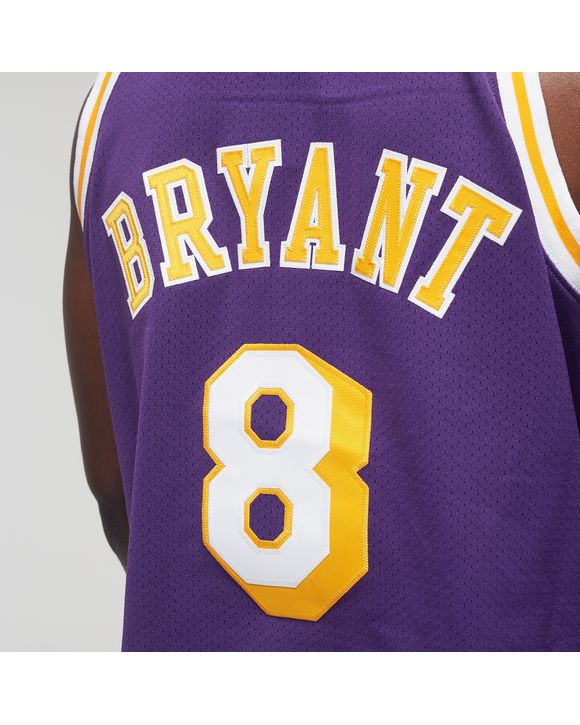 Mitchell And Ness Men NBA Los Angeles Lakers Road 1996-97 Kobe Bryant  Authentic Jersey (purple)