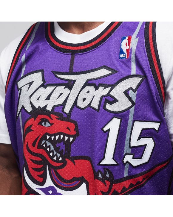 100% Authentic Vince Carter Mitchell Ness 99 00 Raptors Jersey Size 44 L  Mens