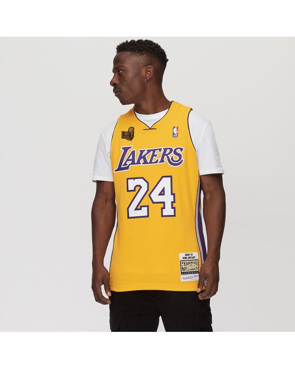 Los Angeles Lakers Kobe Bryant 2009 Authentic Jersey By Mitchell & Ness -  No.24 - Yellow - Mens