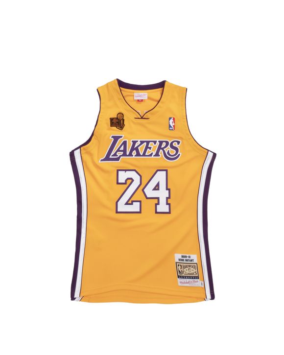 Mitchell & Ness NBA Authentic Jersey LOS ANGELES LAKERS 2009-10 Kobe Bryant  #24 White - WHITE