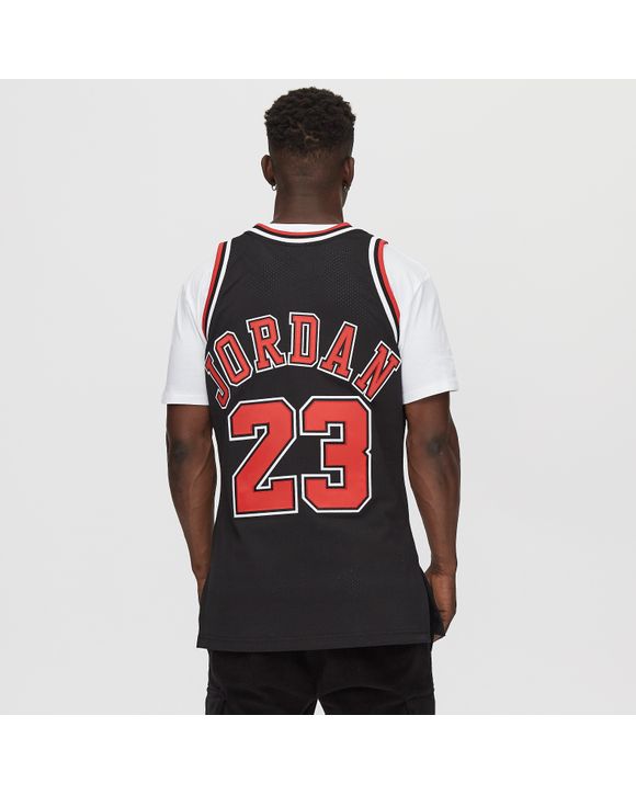 Michael Jordan Chicago Bulls Mitchell and Ness Authentic Alternate 97 Red  Jersey