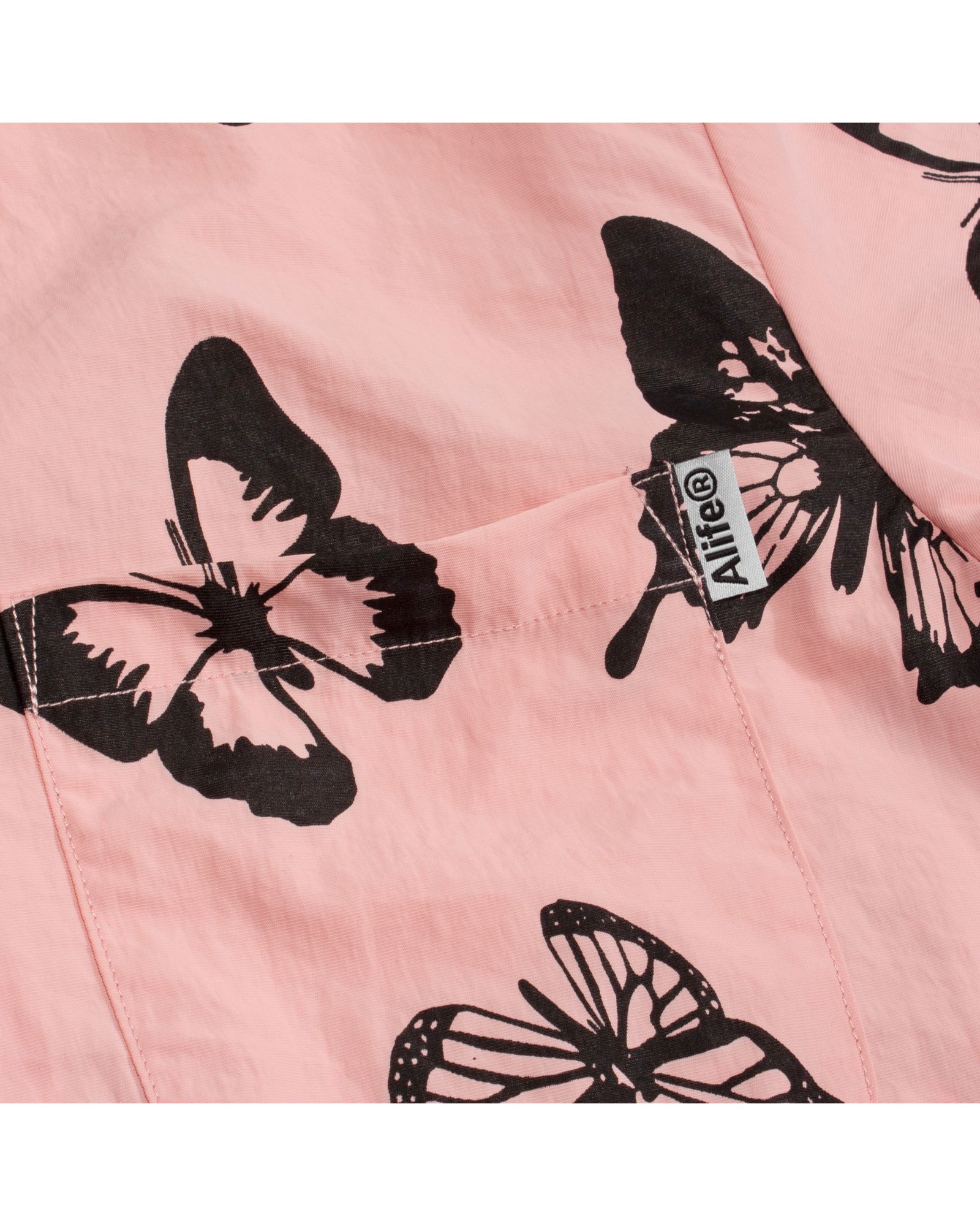 Butterfly Short Sleeve Button Down Shirt