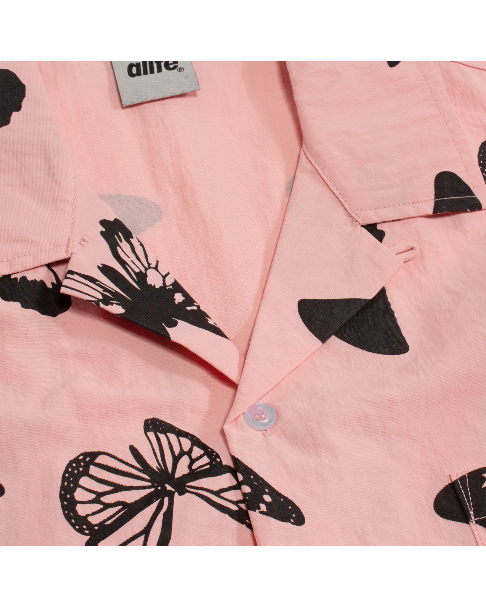 Butterfly Short Sleeve Button Down Shirt