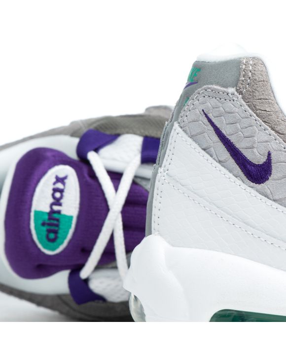 Nike air max 95 outlet lv8 white/court purple-emerald green