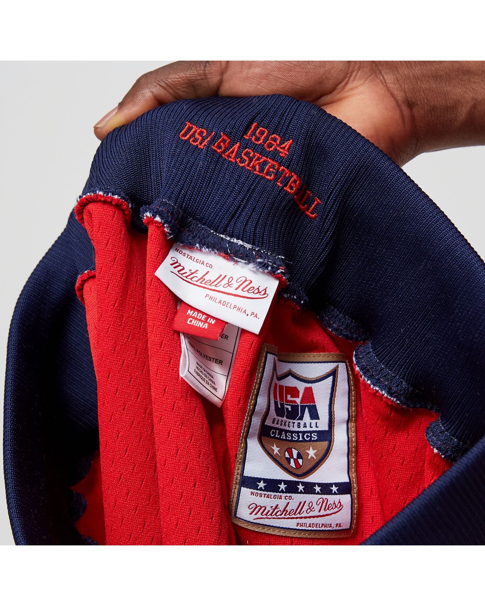 NBA Authentic Shorts Team USA Alternate 1984