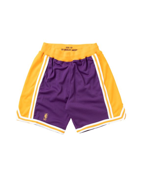 Mitchell and ness lakers authentic sale shorts