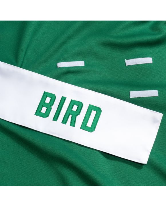 Larry Bird Signed Boston Celtics Mitchell & Ness Shooting Shirt