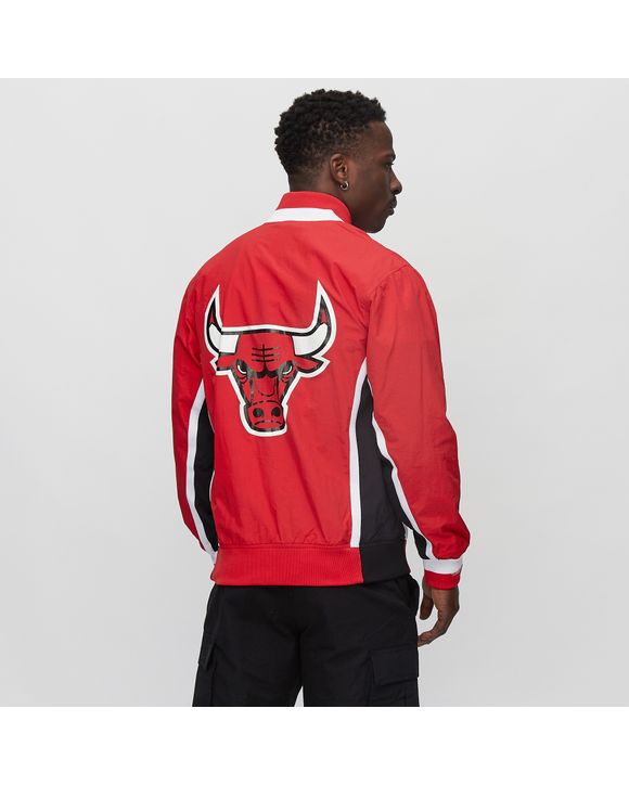 Mitchell and ness store bulls warm up jacket