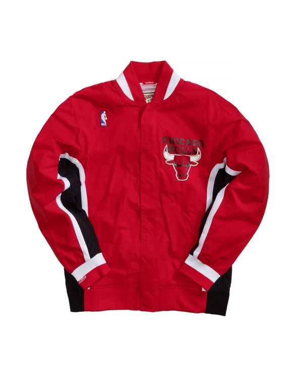 Mitchell and ness chicago bulls warm up hot sale jacket