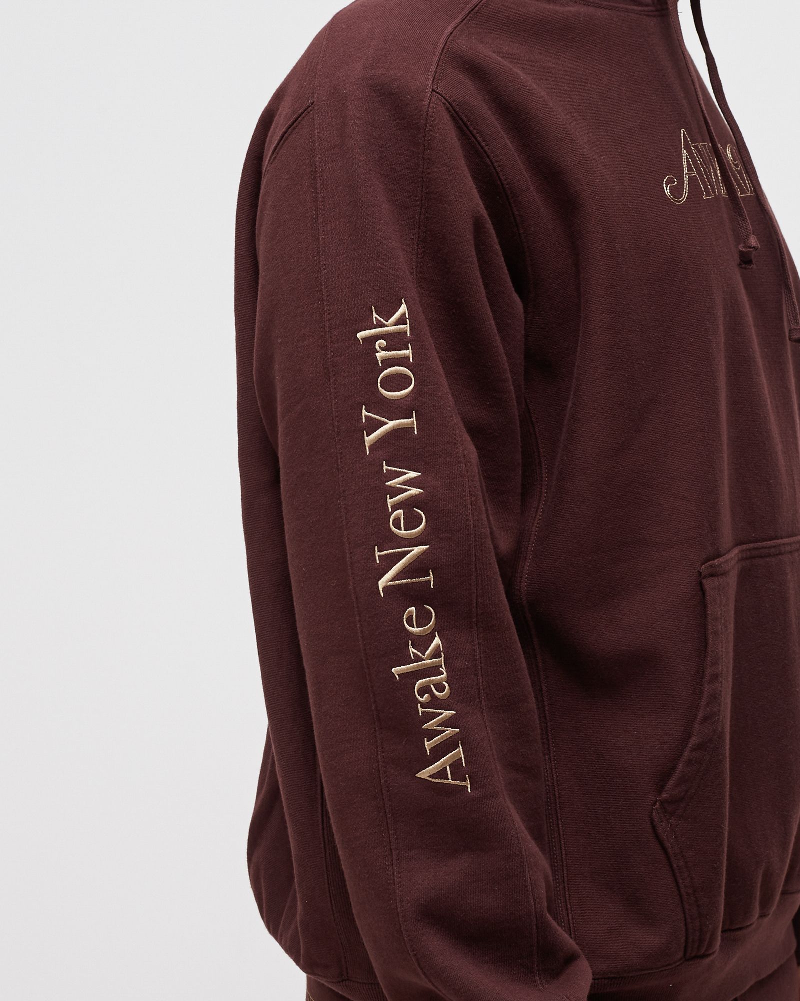 CLASSIC OUTLINE LOGO PANELED EMBROIDERED HOODIE