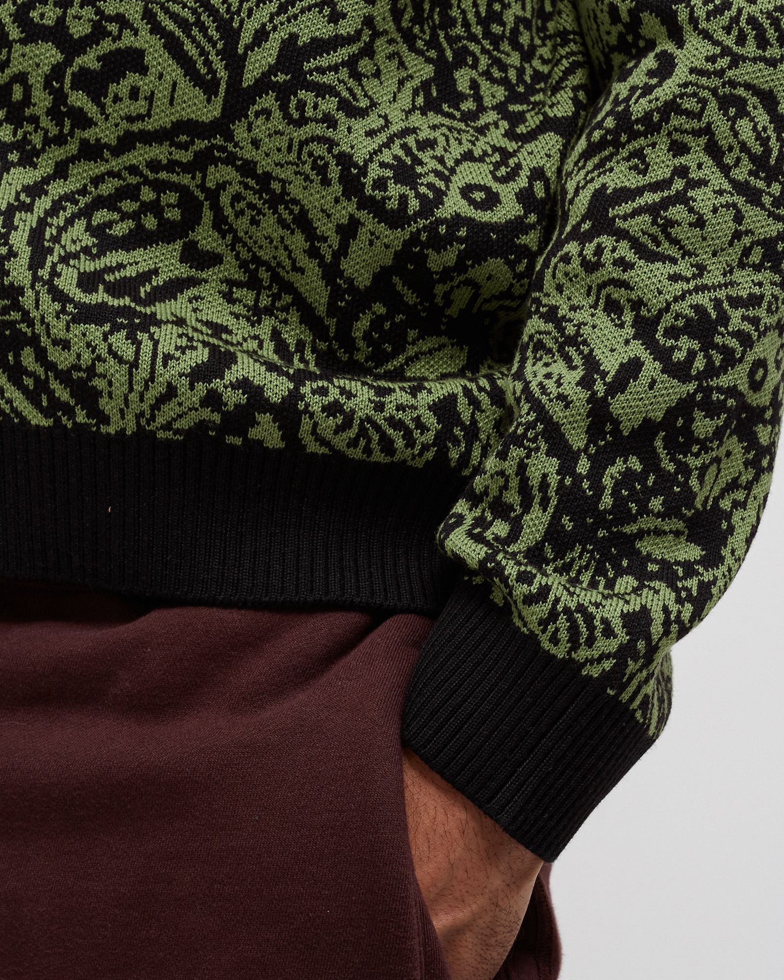 Awake PAISLEY CARDIGAN Black | BSTN Store
