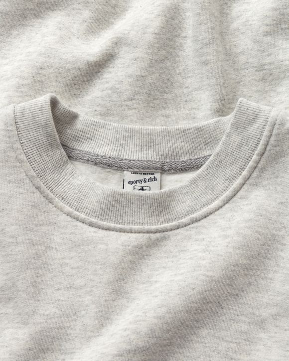 Sporty & Rich Athletic Club Crewneck Grey | BSTN Store