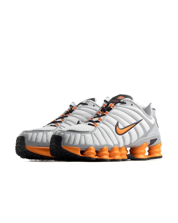 Nike shox grey and orange best sale