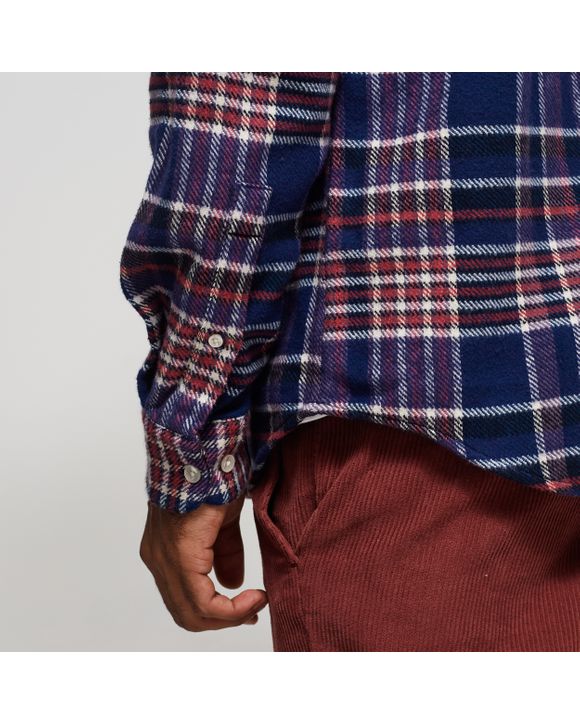 トップス RRL Mercer Check Shirt Blue&Multi RRL Men's Mercer Check Shirt in Blue/Multi RRL