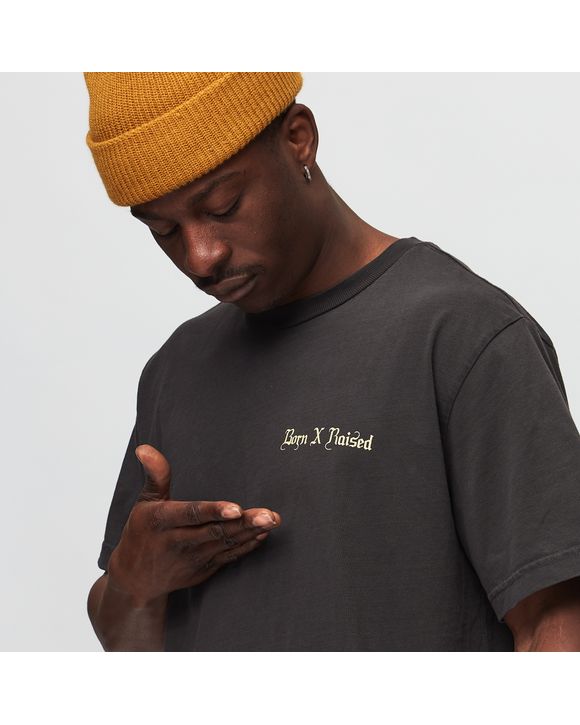 Born x Raised FUCK SCHOOL TEE Black - black