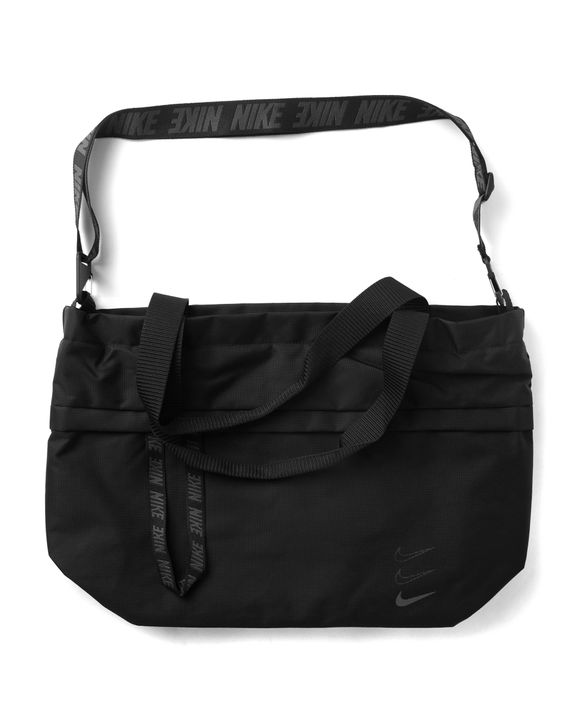 Nike oversized swoosh discount tote bag in black