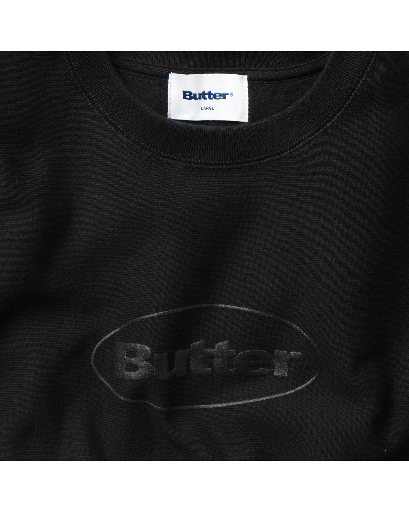 BADGE PUFF LOGO CREWNECK