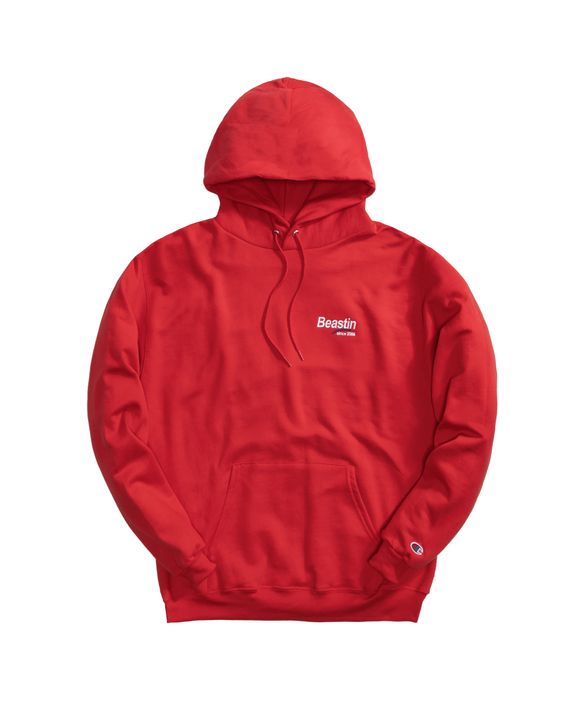 Beastin Since 08 Champion Hoody Red BSTN Store