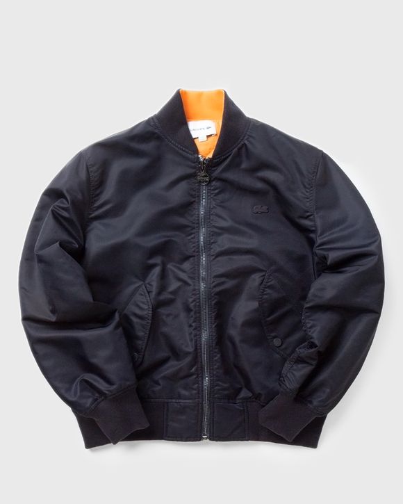 Bimaterial Reversible Colourblock Bomber Jacket