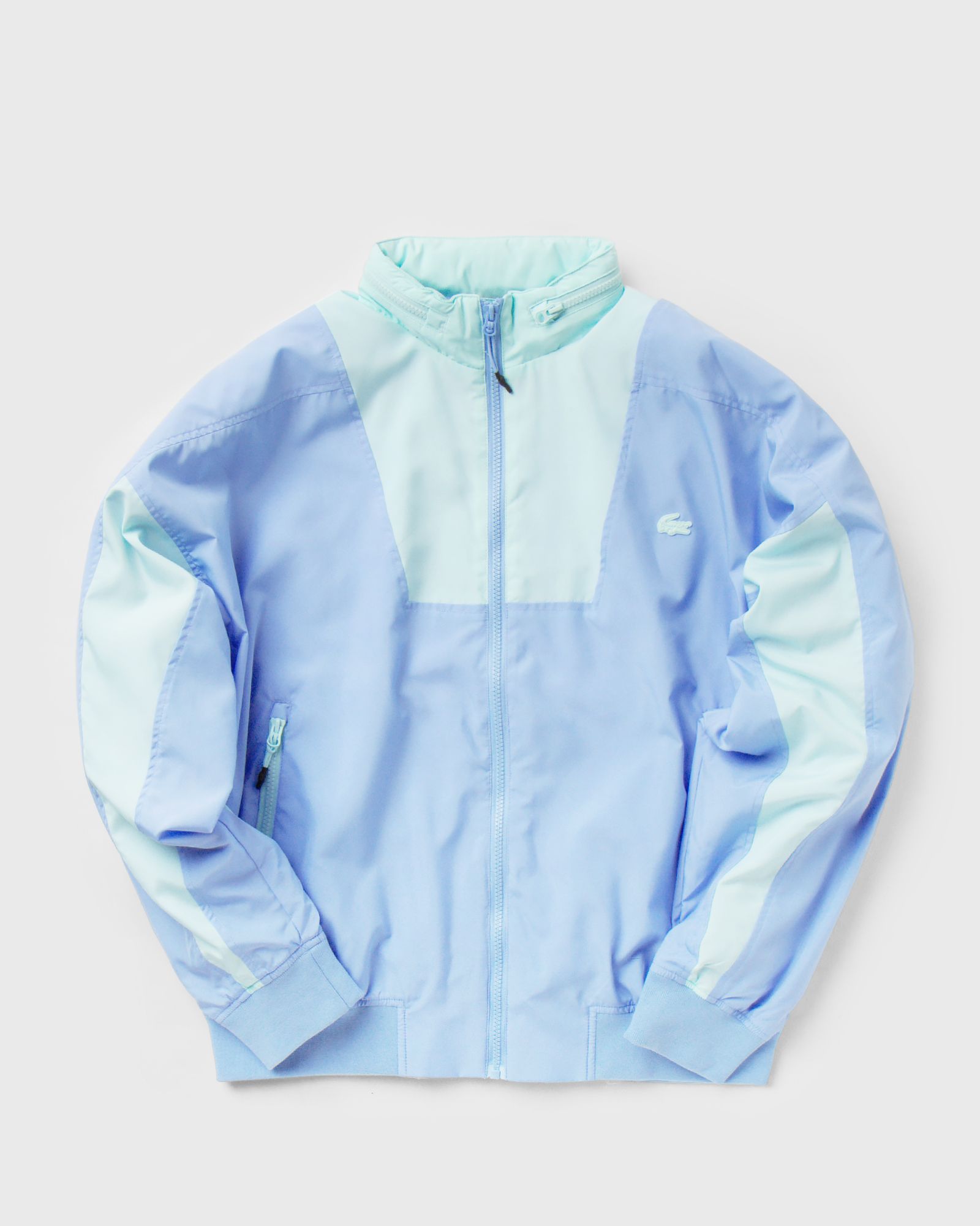 Hooded Lightweight Colourblock Zip Windbreaker