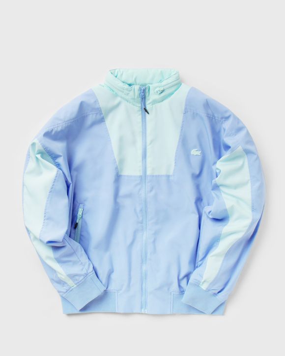 Lacoste Hooded Lightweight Colourblock Zip Windbreaker Blue | BSTN Store