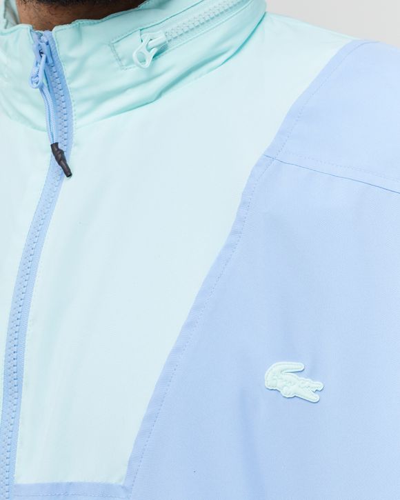 Hooded Lightweight Colourblock Zip Windbreaker