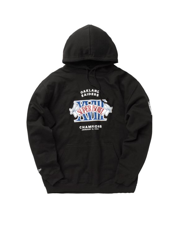 Mitchell & Ness OAKLAND RAIDERS RINGS VIP HOODIE Black