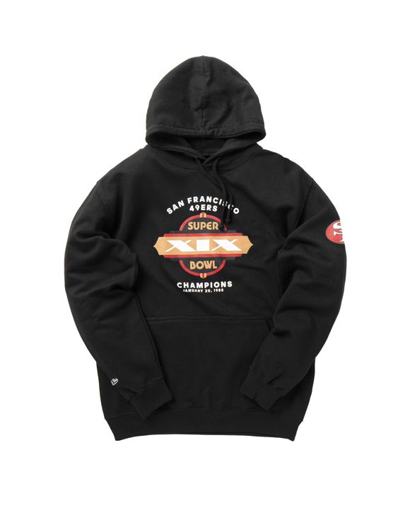 Mitchell & Ness SAN FRANCISCO 49ERS RINGS VIP HOODIE Black