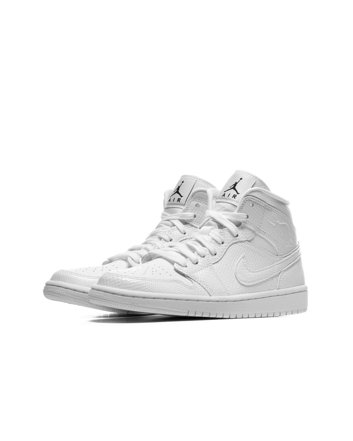 NIKE AIR JORDAN 1 MID WHITE 24cm 新品 NIKE公式】エア ジョーダン 1 MID メンズシューズ.オンライン