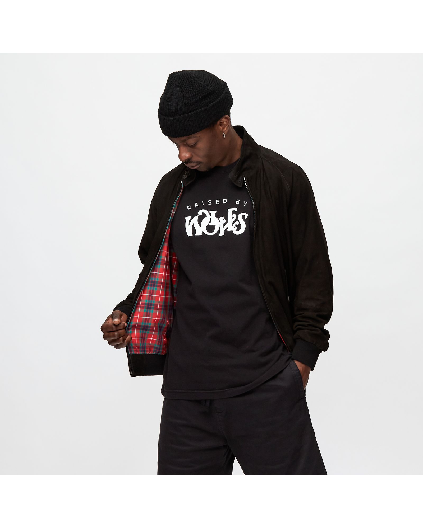 G9 HARRINGTON SUEDE JACKET