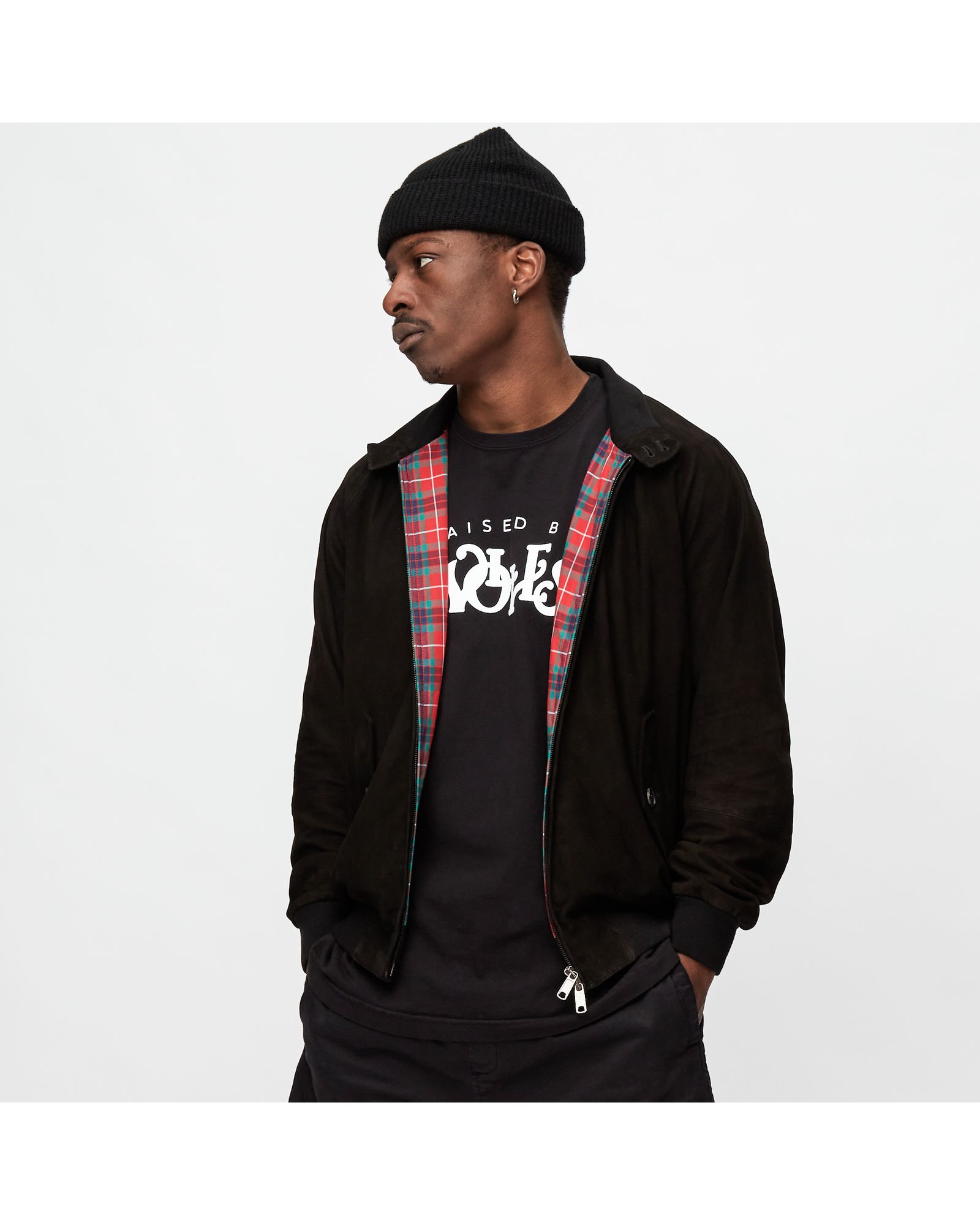 G9 HARRINGTON SUEDE JACKET