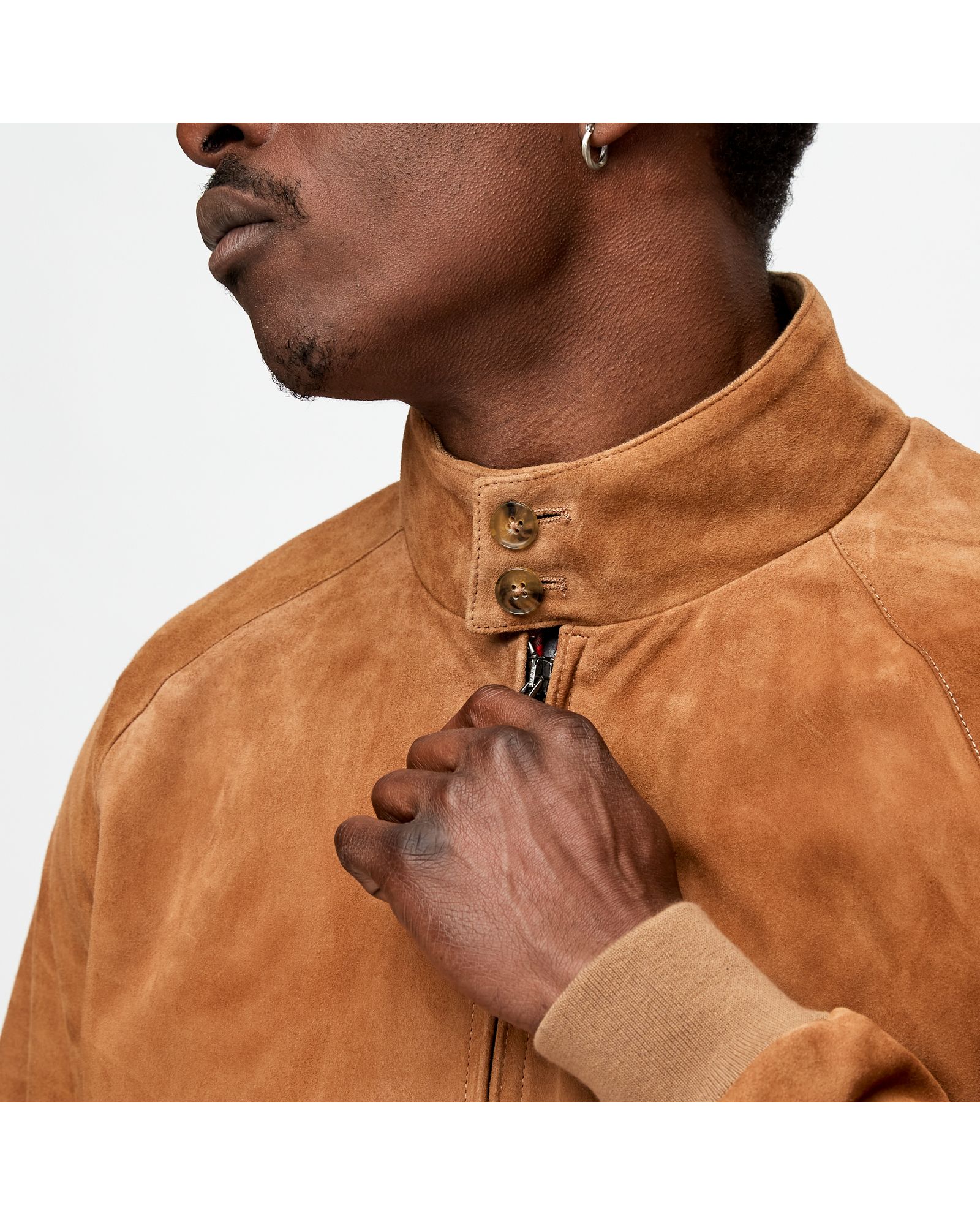 G9 HARRINGTON SUEDE JACKET