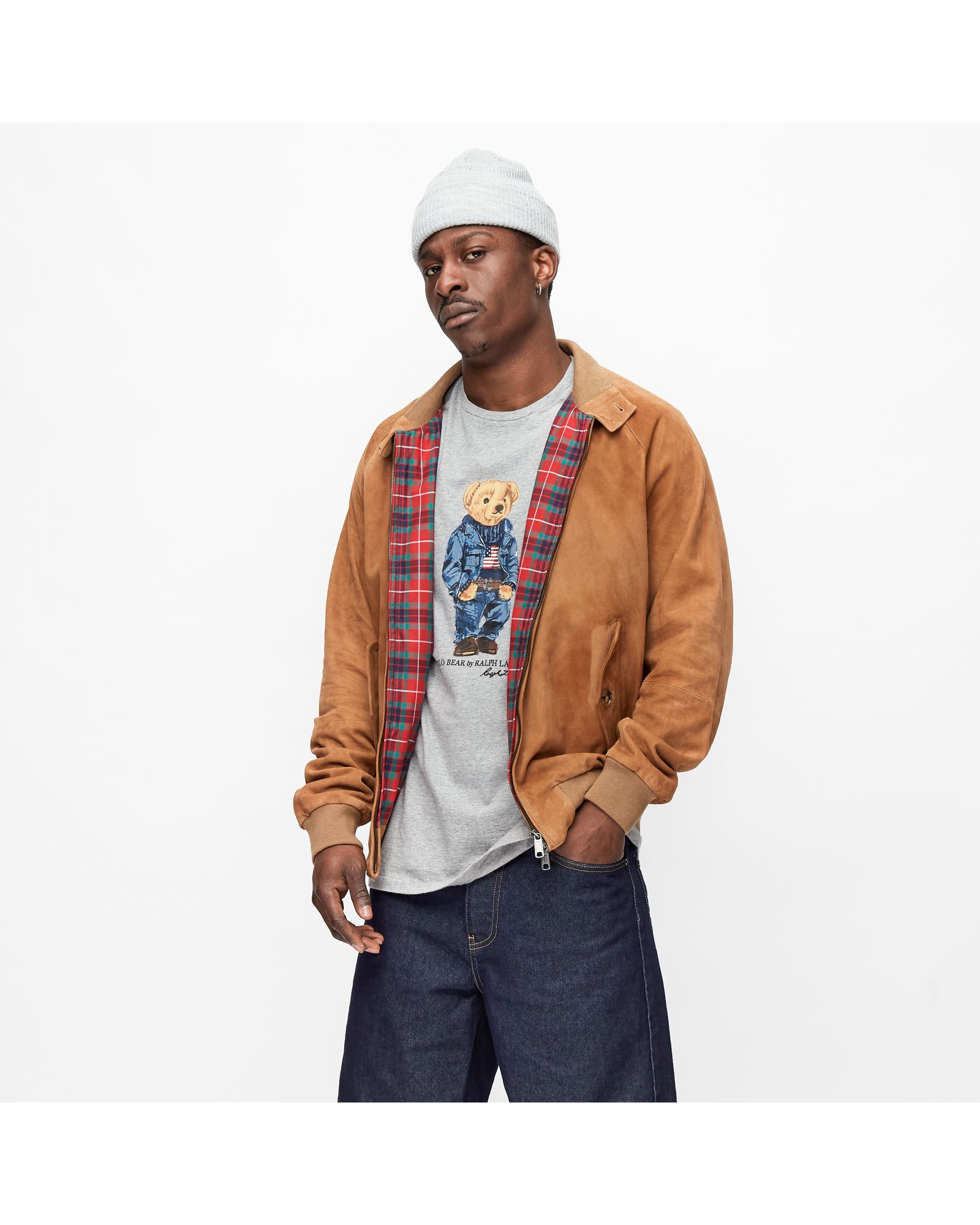 G9 HARRINGTON SUEDE JACKET