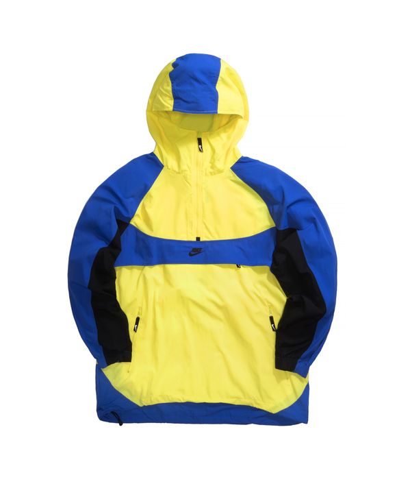 Nike woven jacket yellow hotsell