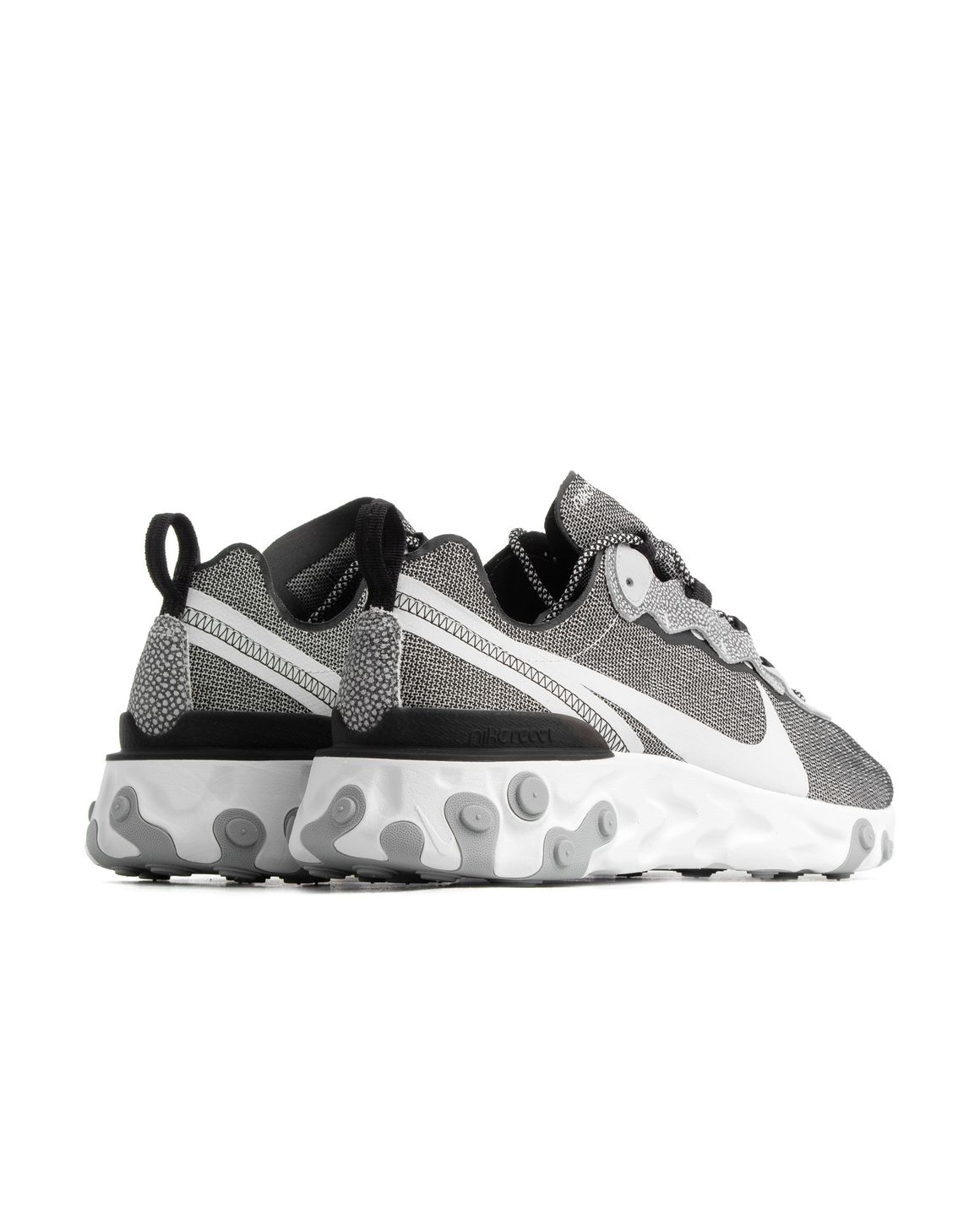 Nike react element 55 trainer white / platinum wolf grey hotsell