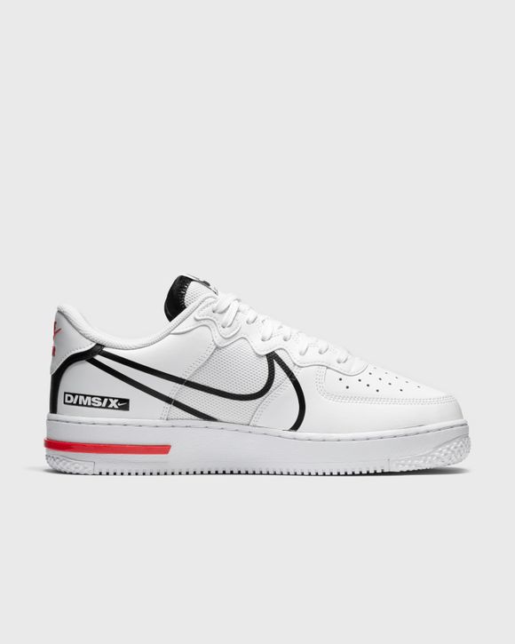 Nike Air Force 1 React Multi WHITE BLACK UNIVERSITY RED