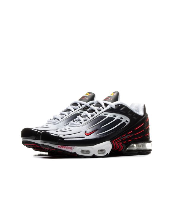 Nike AIR MAX PLUS 3 GS White BLACK UNIVERSITY RED WHITE BLACK