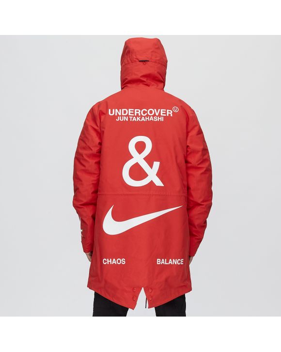 Nike NIKE X UNDERCOVER NRG Tc PARKA FISH TAIL 3L Red - SPORT RED/WHITE