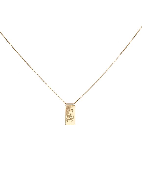 Necklace Peace/Evol Gold  (60 cm)