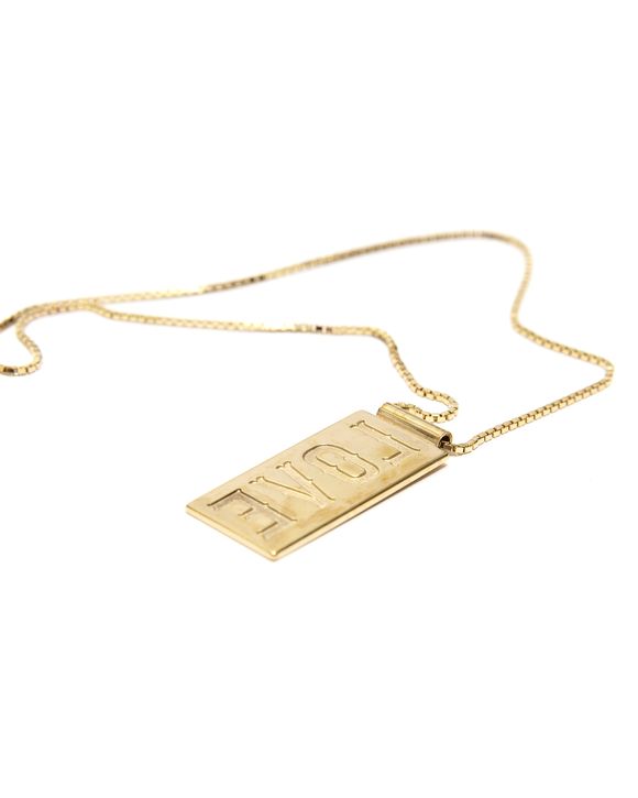 Necklace Peace/Evol Gold  (60 cm)