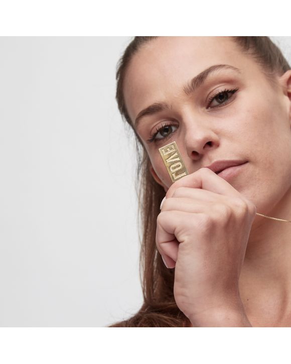 Necklace Peace/Evol Gold  (60 cm)