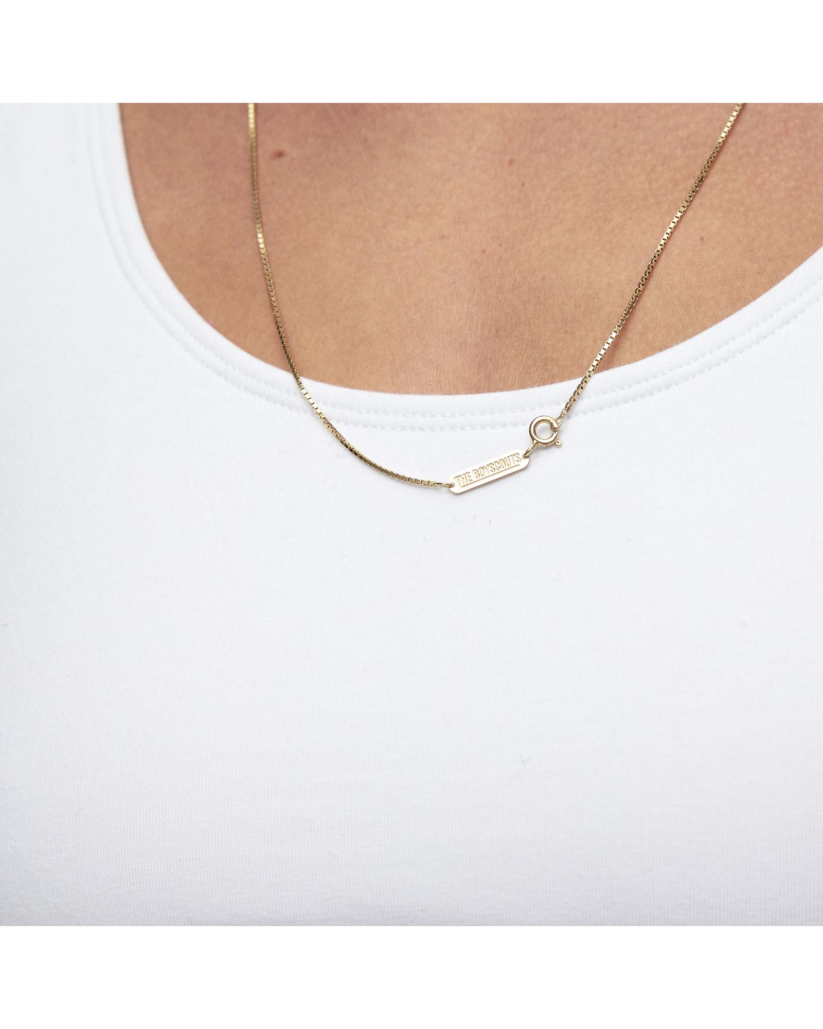 Necklace Peace/Evol Gold  (60 cm)