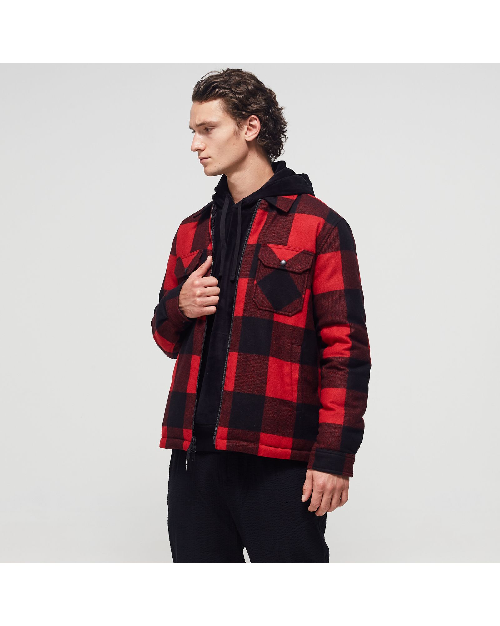 REVERSIBLE PADDED OVER SHIRT