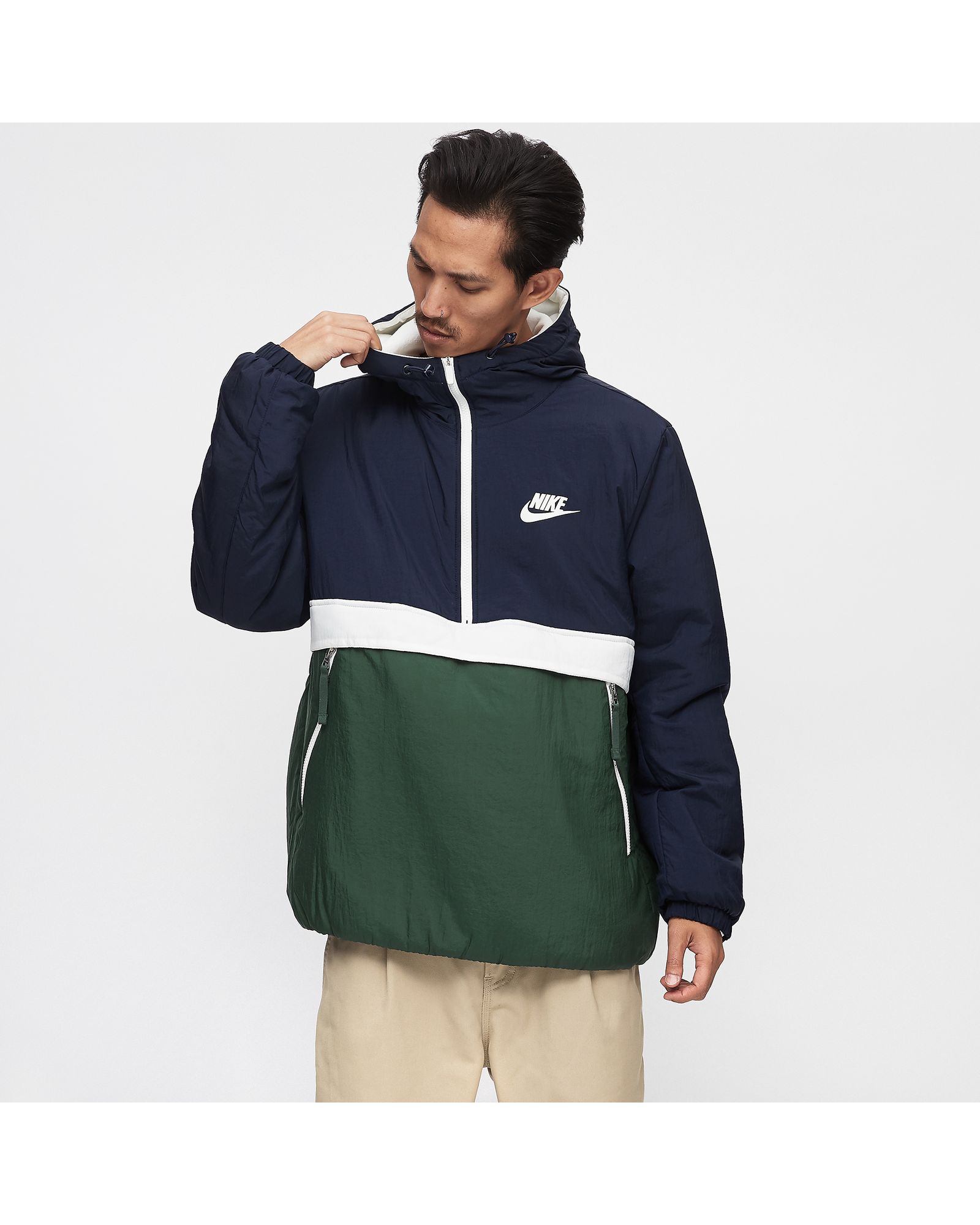 SPORTSWEAR SYNTHETIC-FILL 1/2-Zip Hooded Jacket