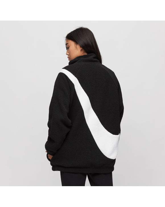 Women's nike sportswear swoosh sherpa best sale reversible jacket