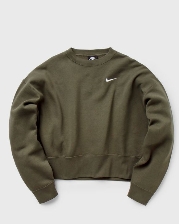 Nike WMNS Fleece Crewneck Sweatshirt Green BSTN Store