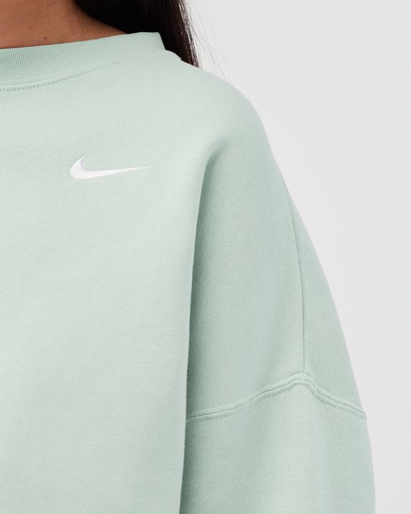 nike women sportswear essential crewneck cucumber calm white