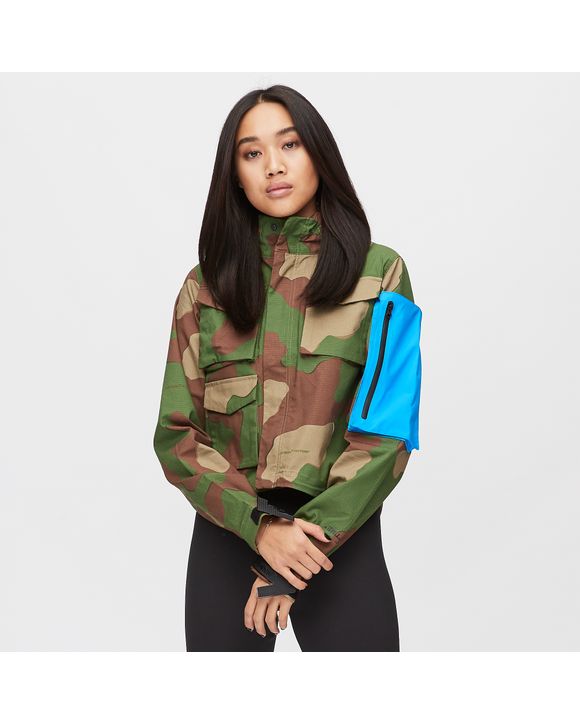 Nike WMNS NRG OFF-WHITE JACKET #27 AOP 2 Green - PALM GREEN