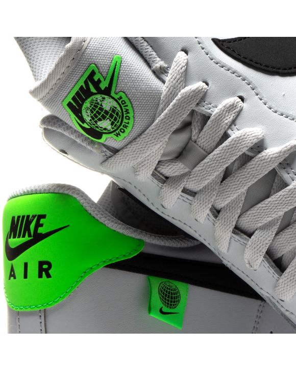 Nike Air Force 1 Worldwide Pure Platinum Green Strike