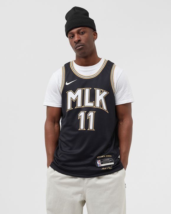 What does MLK stand for on the Atlanta Hawks jerseys?